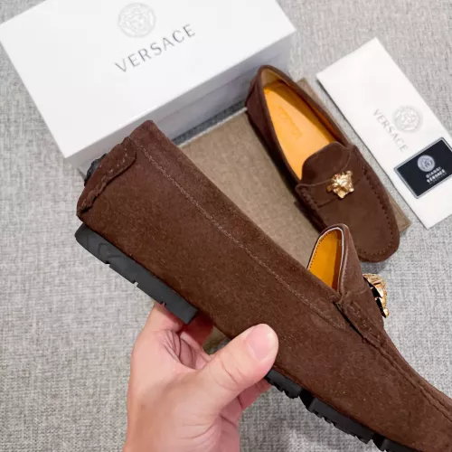 Cheap Versace Leather Shoes For Men #1373559 Replica Wholesale [$82.00 USD] [ITEM#1373559] on Replica Versace Leather Shoes