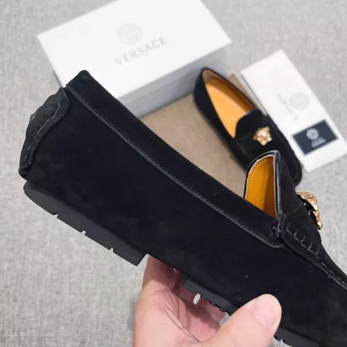Cheap Versace Leather Shoes For Men #1373569 Replica Wholesale [$82.00 USD] [ITEM#1373569] on Replica Versace Leather Shoes