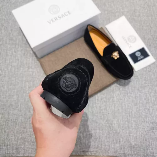 Cheap Versace Leather Shoes For Men #1373569 Replica Wholesale [$82.00 USD] [ITEM#1373569] on Replica Versace Leather Shoes