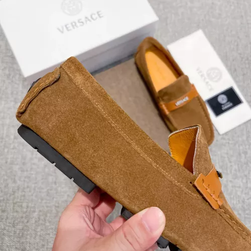 Cheap Versace Leather Shoes For Men #1373570 Replica Wholesale [$82.00 USD] [ITEM#1373570] on Replica Versace Leather Shoes
