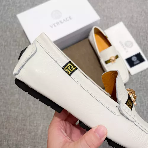Cheap Versace Leather Shoes For Men #1373575 Replica Wholesale [$85.00 USD] [ITEM#1373575] on Replica Versace Leather Shoes