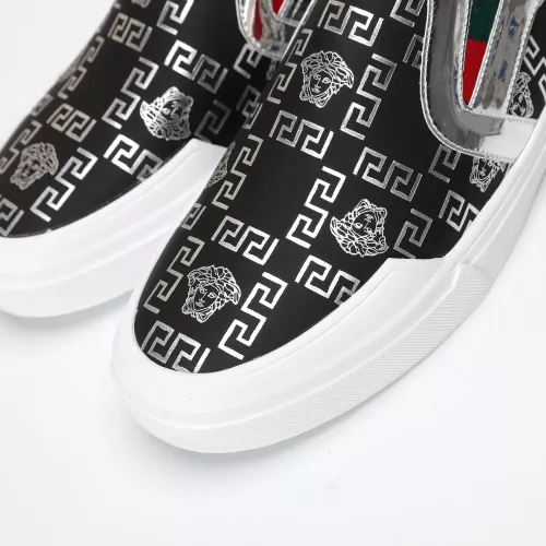 Cheap Versace Casual Shoes For Men #1373596 Replica Wholesale [$68.00 USD] [ITEM#1373596] on Replica Versace Casual Shoes