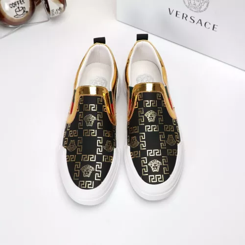 Cheap Versace Casual Shoes For Men #1373597 Replica Wholesale [$68.00 USD] [ITEM#1373597] on Replica Versace Casual Shoes