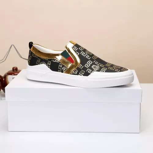 Cheap Versace Casual Shoes For Men #1373597 Replica Wholesale [$68.00 USD] [ITEM#1373597] on Replica Versace Casual Shoes