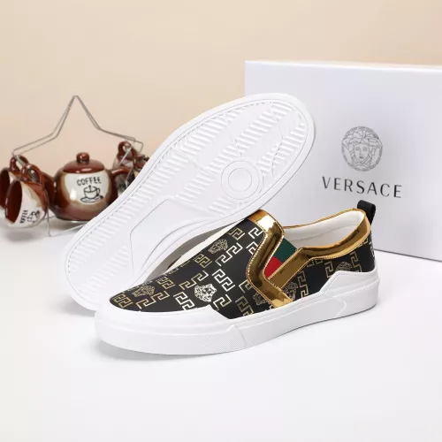 Cheap Versace Casual Shoes For Men #1373597 Replica Wholesale [$68.00 USD] [ITEM#1373597] on Replica Versace Casual Shoes