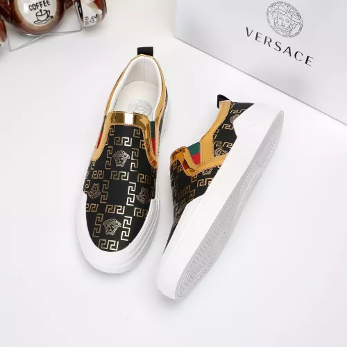 Cheap Versace Casual Shoes For Men #1373597 Replica Wholesale [$68.00 USD] [ITEM#1373597] on Replica Versace Casual Shoes