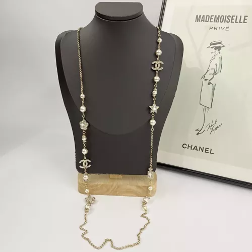 Cheap Chanel Necklaces For Women #1373599 Replica Wholesale [$64.00 USD] [ITEM#1373599] on Replica Chanel Necklaces