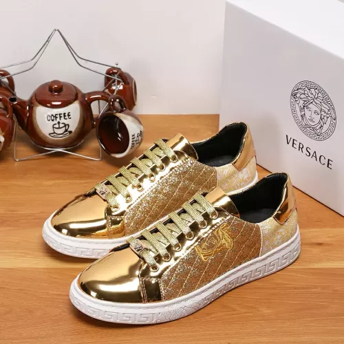 Cheap Versace Casual Shoes For Men #1373602 Replica Wholesale [$72.00 USD] [ITEM#1373602] on Replica Versace Casual Shoes