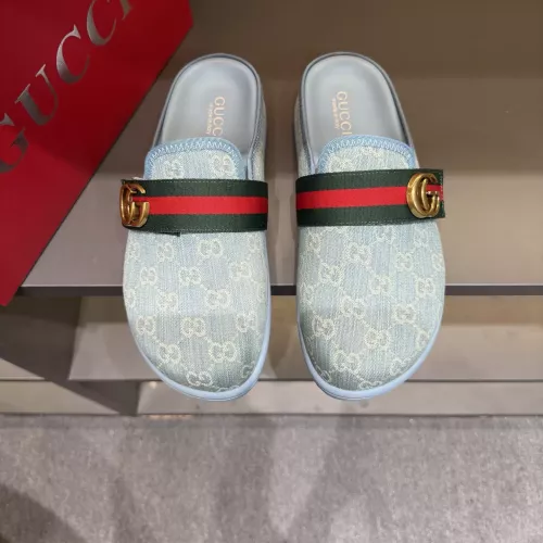 Cheap Gucci Slippers For Men #1373650 Replica Wholesale [$64.00 USD] [ITEM#1373650] on Replica Gucci Slippers