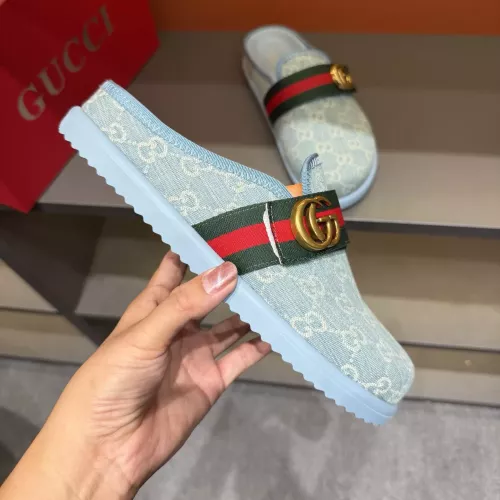 Cheap Gucci Slippers For Men #1373650 Replica Wholesale [$64.00 USD] [ITEM#1373650] on Replica Gucci Slippers