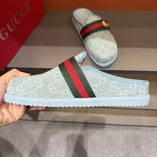 Cheap Gucci Slippers For Men #1373650 Replica Wholesale [$64.00 USD] [ITEM#1373650] on Replica Gucci Slippers