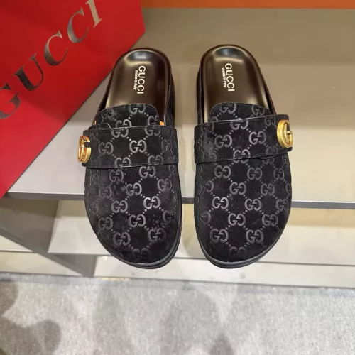Cheap Gucci Slippers For Men #1373652 Replica Wholesale [$72.00 USD] [ITEM#1373652] on Replica Gucci Slippers