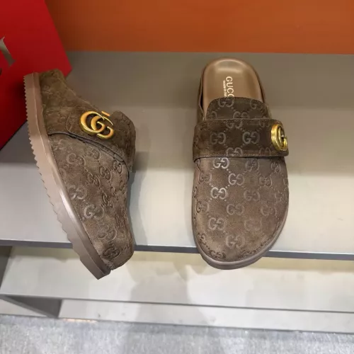 Cheap Gucci Slippers For Men #1373653 Replica Wholesale [$72.00 USD] [ITEM#1373653] on Replica Gucci Slippers