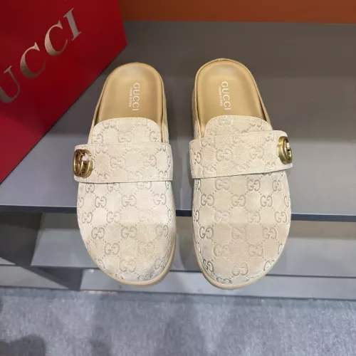 Cheap Gucci Slippers For Men #1373654 Replica Wholesale [$72.00 USD] [ITEM#1373654] on Replica Gucci Slippers