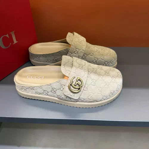Cheap Gucci Slippers For Men #1373654 Replica Wholesale [$72.00 USD] [ITEM#1373654] on Replica Gucci Slippers