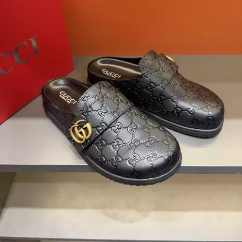 Cheap Gucci Slippers For Men #1373655 Replica Wholesale [$72.00 USD] [ITEM#1373655] on Replica Gucci Slippers