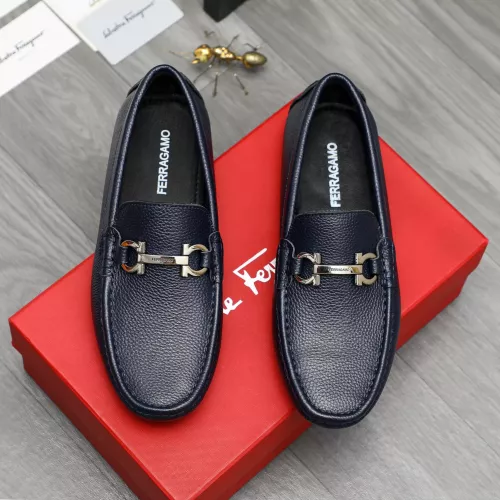Cheap Salvatore Ferragamo Leather Shoes For Men #1373657 Replica Wholesale [$82.00 USD] [ITEM#1373657] on Replica Salvatore Ferragamo Leather Shoes