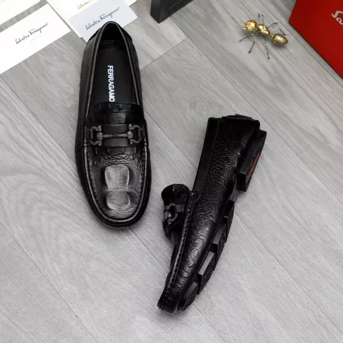Cheap Salvatore Ferragamo Leather Shoes For Men #1373661 Replica Wholesale [$82.00 USD] [ITEM#1373661] on Replica Salvatore Ferragamo Leather Shoes