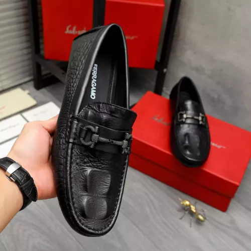 Cheap Salvatore Ferragamo Leather Shoes For Men #1373661 Replica Wholesale [$82.00 USD] [ITEM#1373661] on Replica Salvatore Ferragamo Leather Shoes