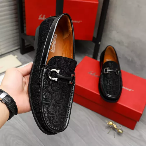 Cheap Salvatore Ferragamo Leather Shoes For Men #1373662 Replica Wholesale [$80.00 USD] [ITEM#1373662] on Replica Salvatore Ferragamo Leather Shoes