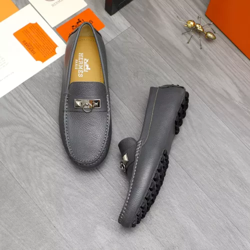 Cheap Hermes Leather Shoes For Men #1373666 Replica Wholesale [$82.00 USD] [ITEM#1373666] on Replica Hermes Leather Shoes