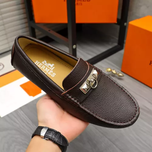 Cheap Hermes Leather Shoes For Men #1373667 Replica Wholesale [$82.00 USD] [ITEM#1373667] on Replica Hermes Leather Shoes