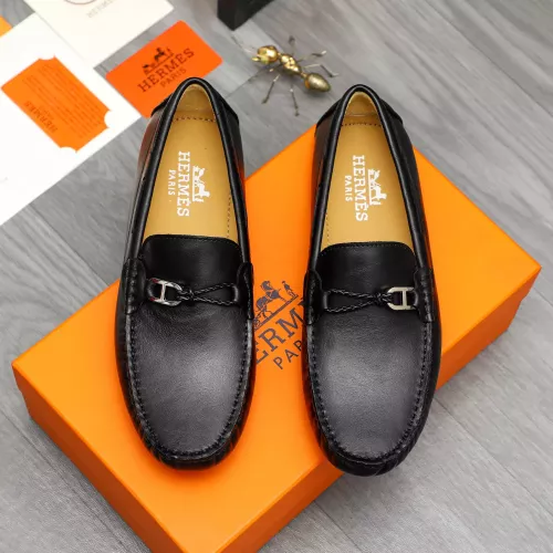Cheap Hermes Leather Shoes For Men #1373670 Replica Wholesale [$82.00 USD] [ITEM#1373670] on Replica Hermes Leather Shoes