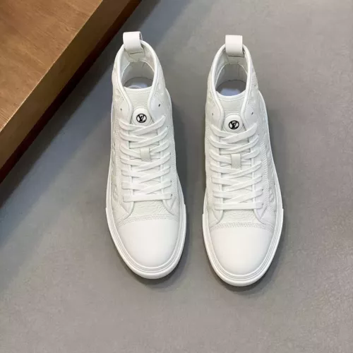 Cheap Louis Vuitton High Tops Shoes For Men #1373687 Replica Wholesale [$140.00 USD] [ITEM#1373687] on Replica Louis Vuitton High Tops Shoes