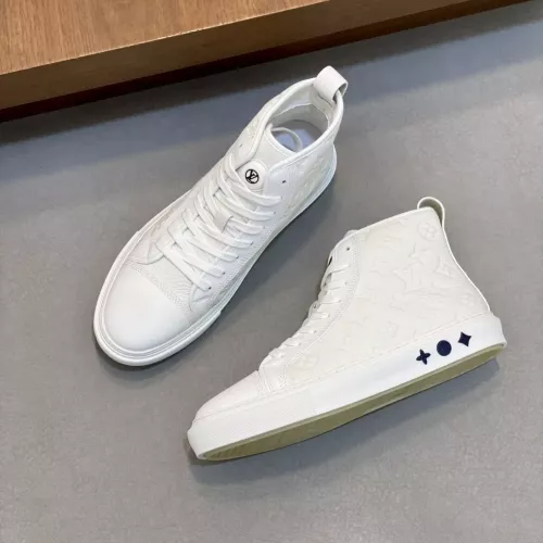 Cheap Louis Vuitton High Tops Shoes For Men #1373687 Replica Wholesale [$140.00 USD] [ITEM#1373687] on Replica Louis Vuitton High Tops Shoes