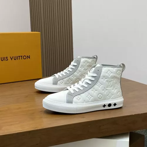 Cheap Louis Vuitton High Tops Shoes For Men #1373688 Replica Wholesale [$140.00 USD] [ITEM#1373688] on Replica Louis Vuitton High Tops Shoes