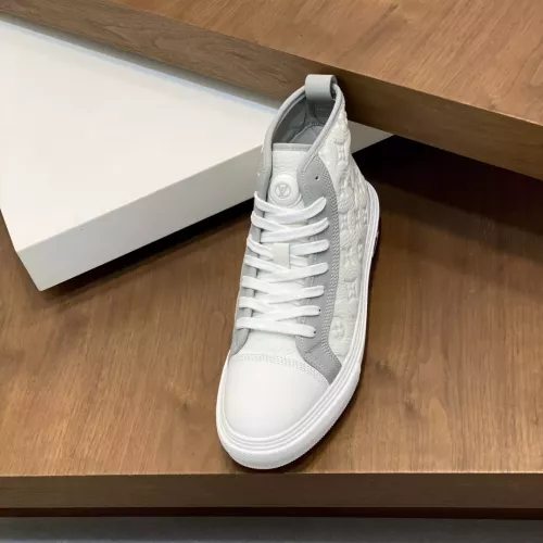 Cheap Louis Vuitton High Tops Shoes For Men #1373688 Replica Wholesale [$140.00 USD] [ITEM#1373688] on Replica Louis Vuitton High Tops Shoes