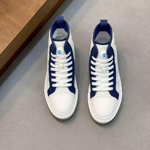 Cheap Louis Vuitton High Tops Shoes For Men #1373689 Replica Wholesale [$140.00 USD] [ITEM#1373689] on Replica Louis Vuitton High Tops Shoes