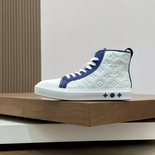 Cheap Louis Vuitton High Tops Shoes For Men #1373689 Replica Wholesale [$140.00 USD] [ITEM#1373689] on Replica Louis Vuitton High Tops Shoes