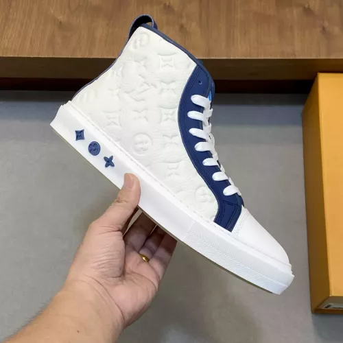 Cheap Louis Vuitton High Tops Shoes For Men #1373689 Replica Wholesale [$140.00 USD] [ITEM#1373689] on Replica Louis Vuitton High Tops Shoes