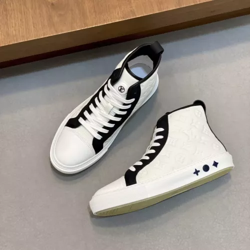 Cheap Louis Vuitton High Tops Shoes For Men #1373690 Replica Wholesale [$140.00 USD] [ITEM#1373690] on Replica Louis Vuitton High Tops Shoes