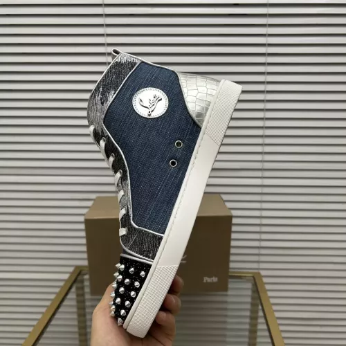 Cheap Christian Louboutin High Top Shoes For Women #1373703 Replica Wholesale [$98.00 USD] [ITEM#1373703] on Replica Christian Louboutin High Top Shoes