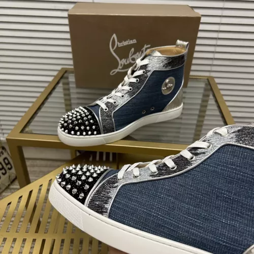 Cheap Christian Louboutin High Top Shoes For Women #1373703 Replica Wholesale [$98.00 USD] [ITEM#1373703] on Replica Christian Louboutin High Top Shoes