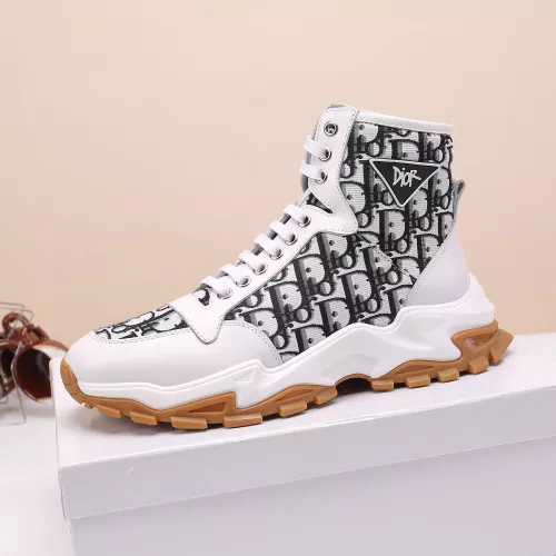 Cheap Christian Dior High Top Shoes For Men #1373742 Replica Wholesale [$82.00 USD] [ITEM#1373742] on Replica Christian Dior High Top Shoes