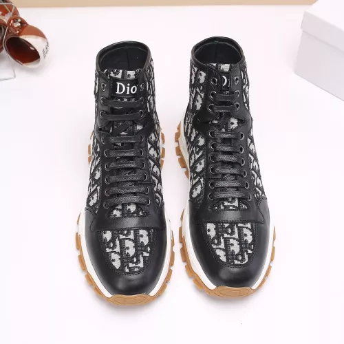 Cheap Christian Dior High Top Shoes For Men #1373743 Replica Wholesale [$82.00 USD] [ITEM#1373743] on Replica Christian Dior High Top Shoes