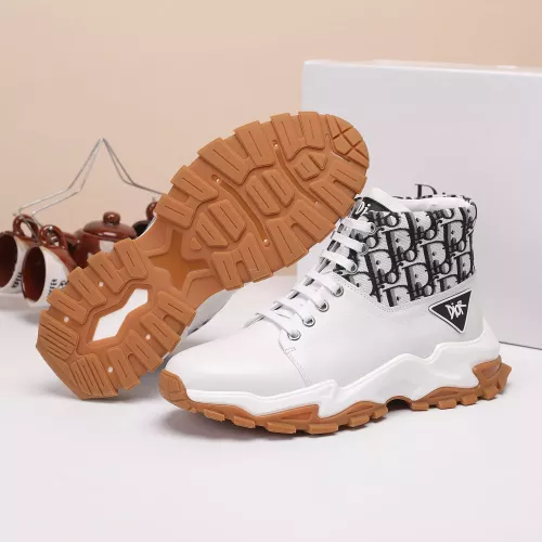 Cheap Christian Dior High Top Shoes For Men #1373744 Replica Wholesale [$85.00 USD] [ITEM#1373744] on Replica Christian Dior High Top Shoes
