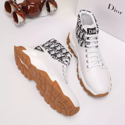 Cheap Christian Dior High Top Shoes For Men #1373744 Replica Wholesale [$85.00 USD] [ITEM#1373744] on Replica Christian Dior High Top Shoes