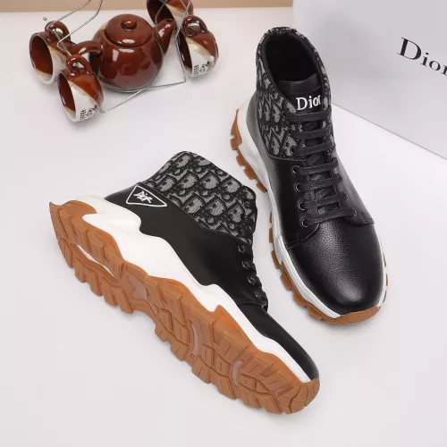 Cheap Christian Dior High Top Shoes For Men #1373745 Replica Wholesale [$85.00 USD] [ITEM#1373745] on Replica Christian Dior High Top Shoes