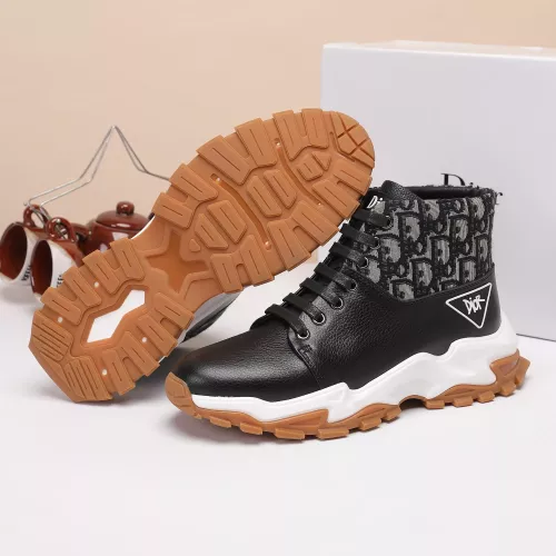 Cheap Christian Dior High Top Shoes For Men #1373745 Replica Wholesale [$85.00 USD] [ITEM#1373745] on Replica Christian Dior High Top Shoes