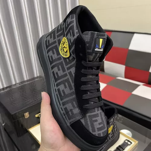 Cheap Fendi High Tops Casual Shoes For Men #1373746 Replica Wholesale [$82.00 USD] [ITEM#1373746] on Replica Fendi High Tops Casual Shoes