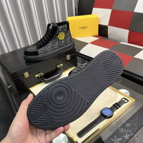 Cheap Fendi High Tops Casual Shoes For Men #1373746 Replica Wholesale [$82.00 USD] [ITEM#1373746] on Replica Fendi High Tops Casual Shoes