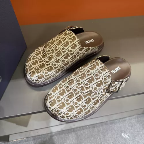 Cheap Christian Dior Slippers For Men #1373751 Replica Wholesale [$64.00 USD] [ITEM#1373751] on Replica Christian Dior Slippers