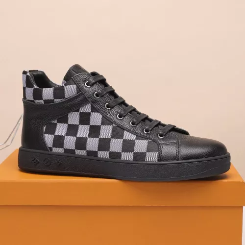 Cheap Louis Vuitton High Tops Shoes For Men #1373757 Replica Wholesale [$80.00 USD] [ITEM#1373757] on Replica Louis Vuitton High Tops Shoes