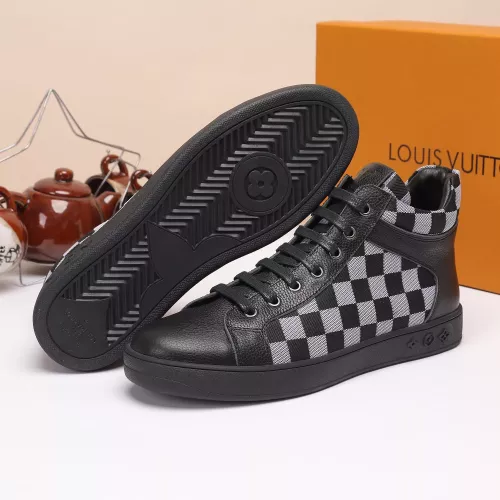 Cheap Louis Vuitton High Tops Shoes For Men #1373757 Replica Wholesale [$80.00 USD] [ITEM#1373757] on Replica Louis Vuitton High Tops Shoes