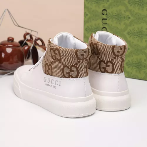 Cheap Gucci High Tops Shoes For Men #1373759 Replica Wholesale [$80.00 USD] [ITEM#1373759] on Replica Gucci High Tops Shoes