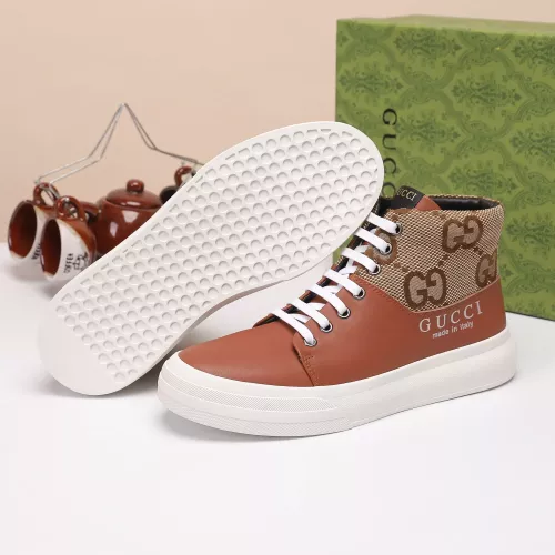Cheap Gucci High Tops Shoes For Men #1373760 Replica Wholesale [$80.00 USD] [ITEM#1373760] on Replica Gucci High Tops Shoes